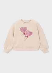 Cosy pullover from Mayoral, crafted for mini girls with soft fabric and timeless style