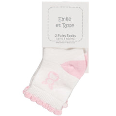 Anya Girls Twin Pack Socks