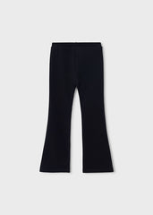 Mayoral Mini Girls Cosy flare leggings in soft fleece, perfect for everyday wear.