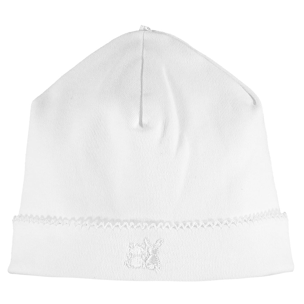 Emile et Rose Baby White Pull On Hat