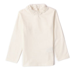 iDO Girls Ruffle Turtleneck