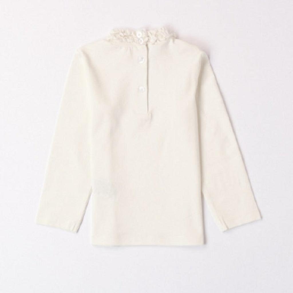 iDO Baby Girls Ruffled Turtleneck