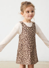 Mayoral Girls Twill Pinafore Dress