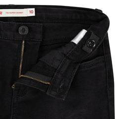 LEVIS Girls 710 Soft Super Skinny Jeans Black