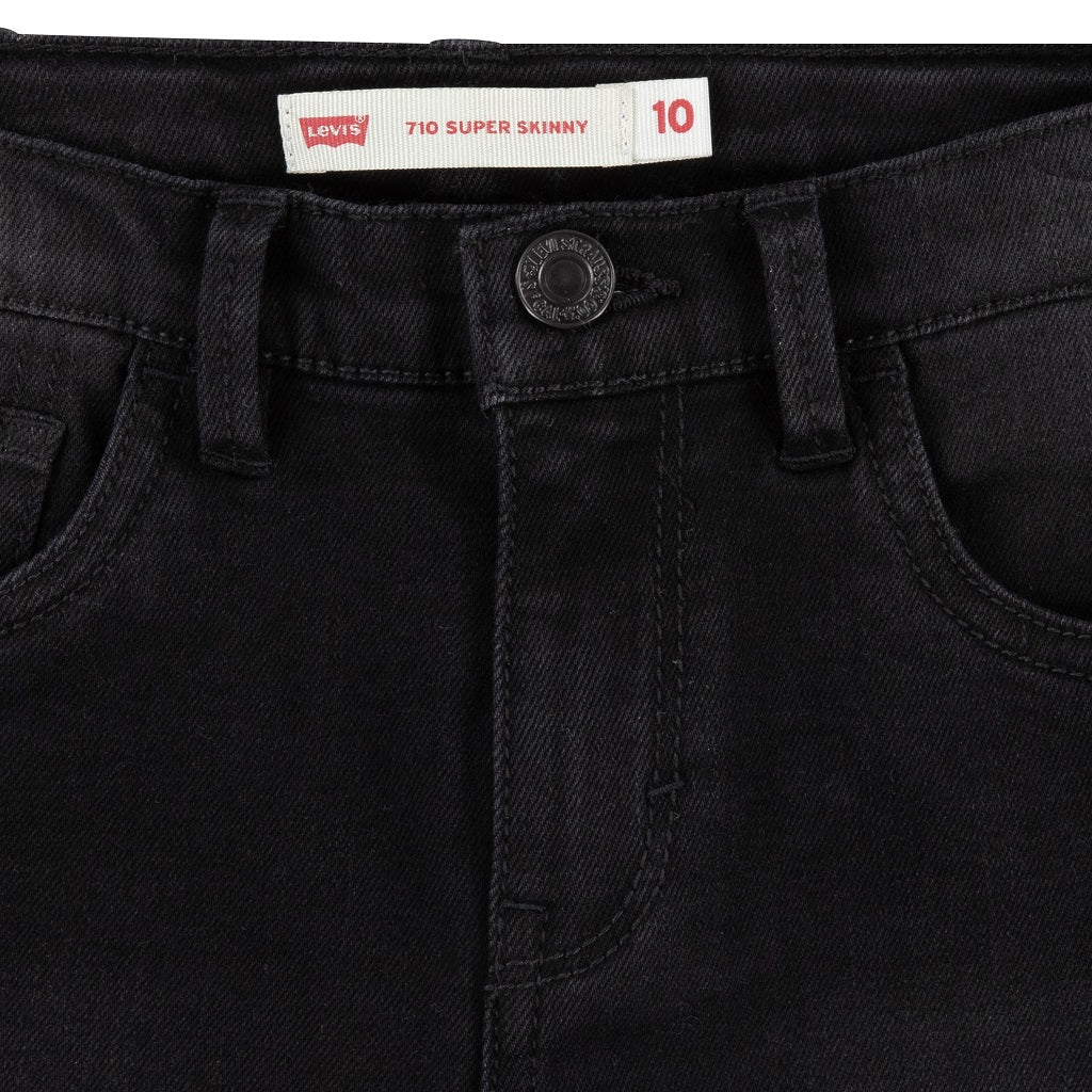 LEVIS Girls 710 Soft Super Skinny Jeans Black