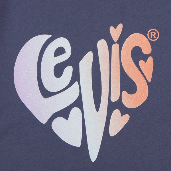 LEVIS Girls Short Heart T-Shirt