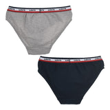 LEVIS Pack of 2 Sportswear Bikini Grey/Navy