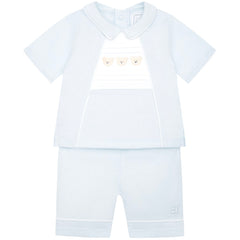 Emile et Rose Baby Blue Classic 2 Piece Short Set