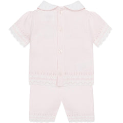 Emile et Rose Baby Pink Soft Knit 2 Piece Outfit