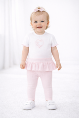 Pastels & Co Hope Love Heart Legging Set