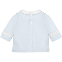 KIPLING Baby Blue Jumper Trousers Hat Set