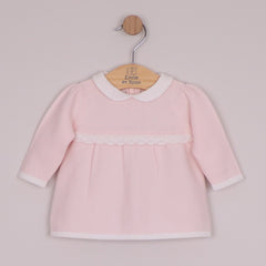 MELANIE Baby Pink Top & Trouser Set