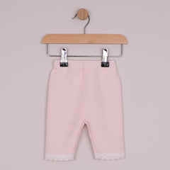 MELANIE Baby Pink Top & Trouser Set