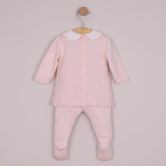 MINNY Baby Pink Knit 2 Piece Set