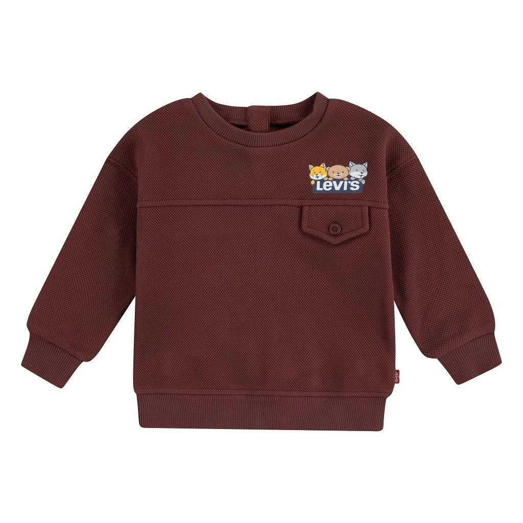 LEVIS Baby Boys Character Pocket Sweatshirt