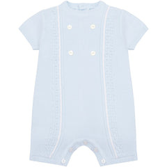 Baby Blue Knitted Romper