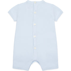 Baby Blue Knitted Romper