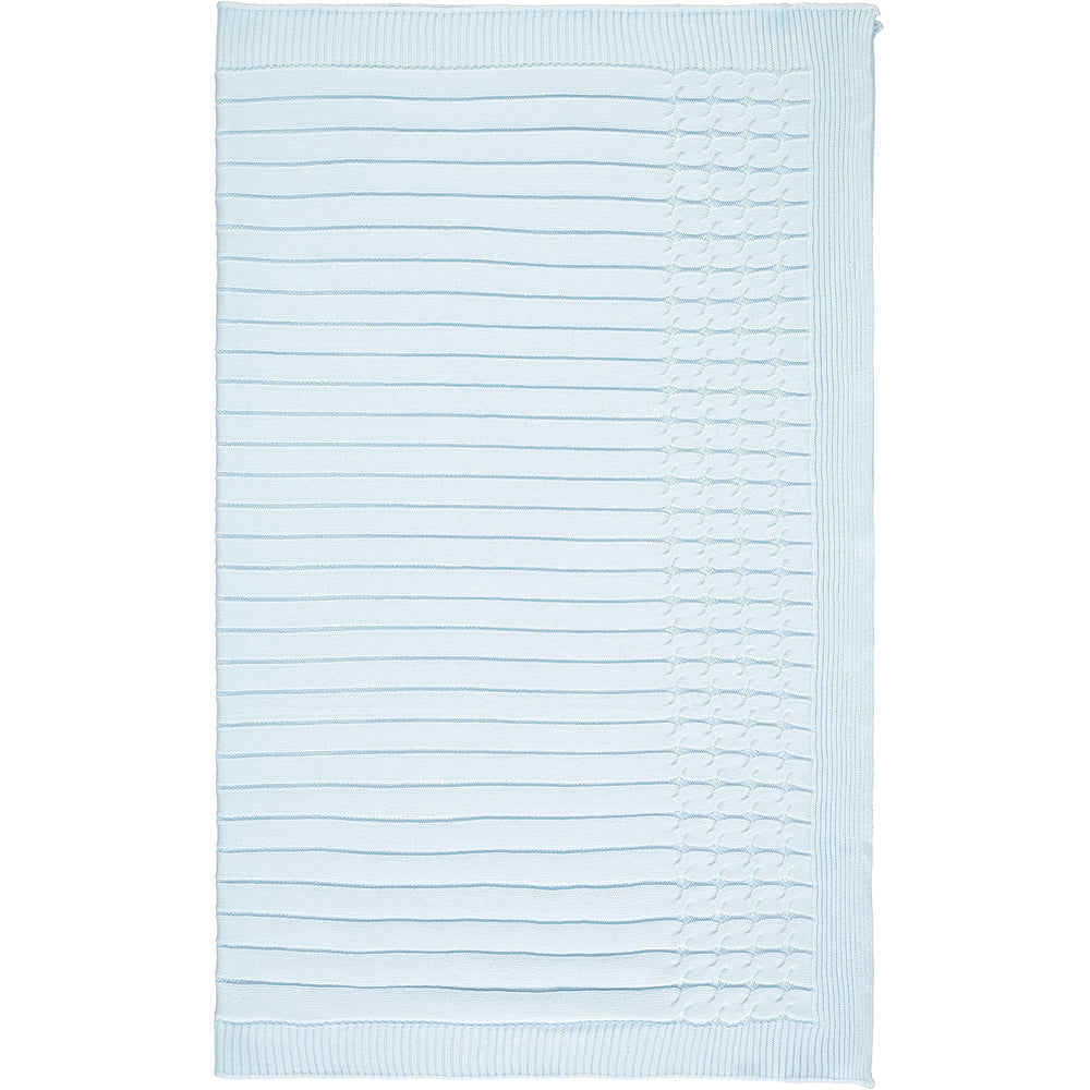 Garrison Baby Blue Soft Blanket