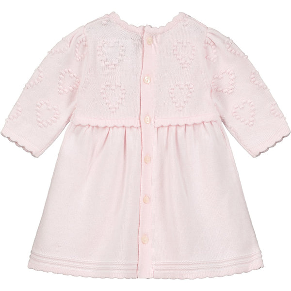 Eilish Baby Girls Knit Heart Dress