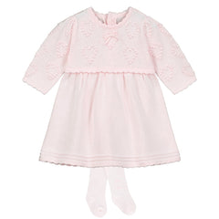 Emile et Rose Eilish Baby Girls Knit Heart Dress