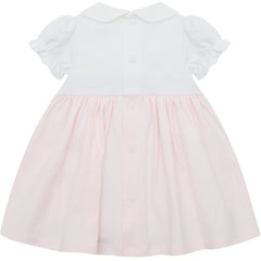 LILAH Dress with pretty lace & floral embroidered yoke detail