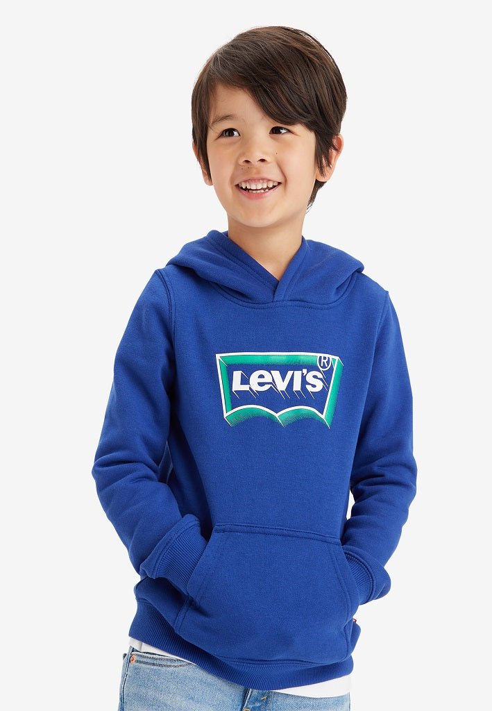 LEVIS Kids Blue Batwing Hoodie