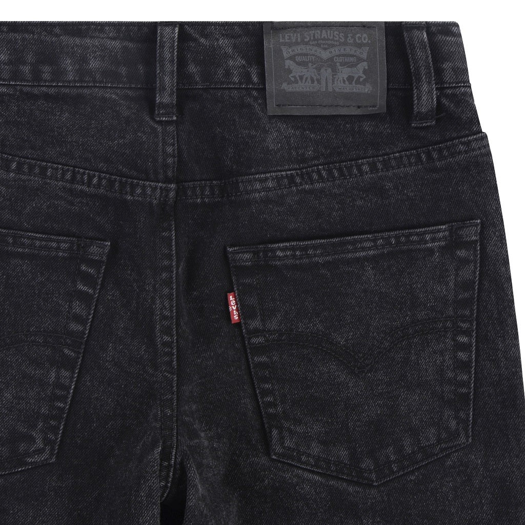 Black levi's straight jeans best sale