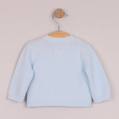 Emile et Rose Cypress Baby Blue Soft Knit Cardigan 