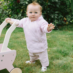 JENNY Casual baby girl's hooded jacket, will match with any Emile et Rose outfit.