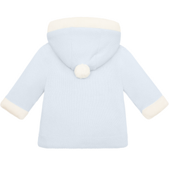 KAI Baby Blue Knitted Hooded Jacket