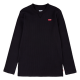 LEVIS KIDS Thermal navy crewneck long sleeved top