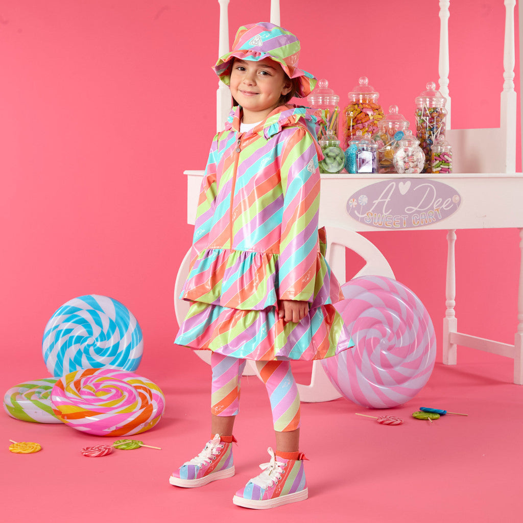 ADEE Daphne Stripe Raincoat