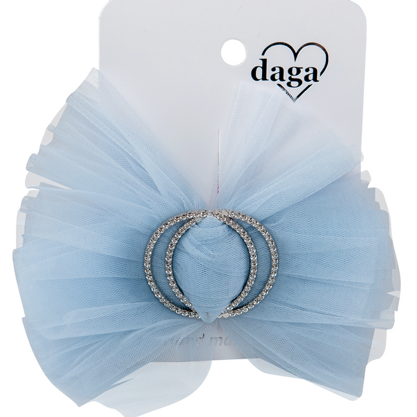 Daga Light blue tulle hair clip from the Ceremony & Elegant Collection.