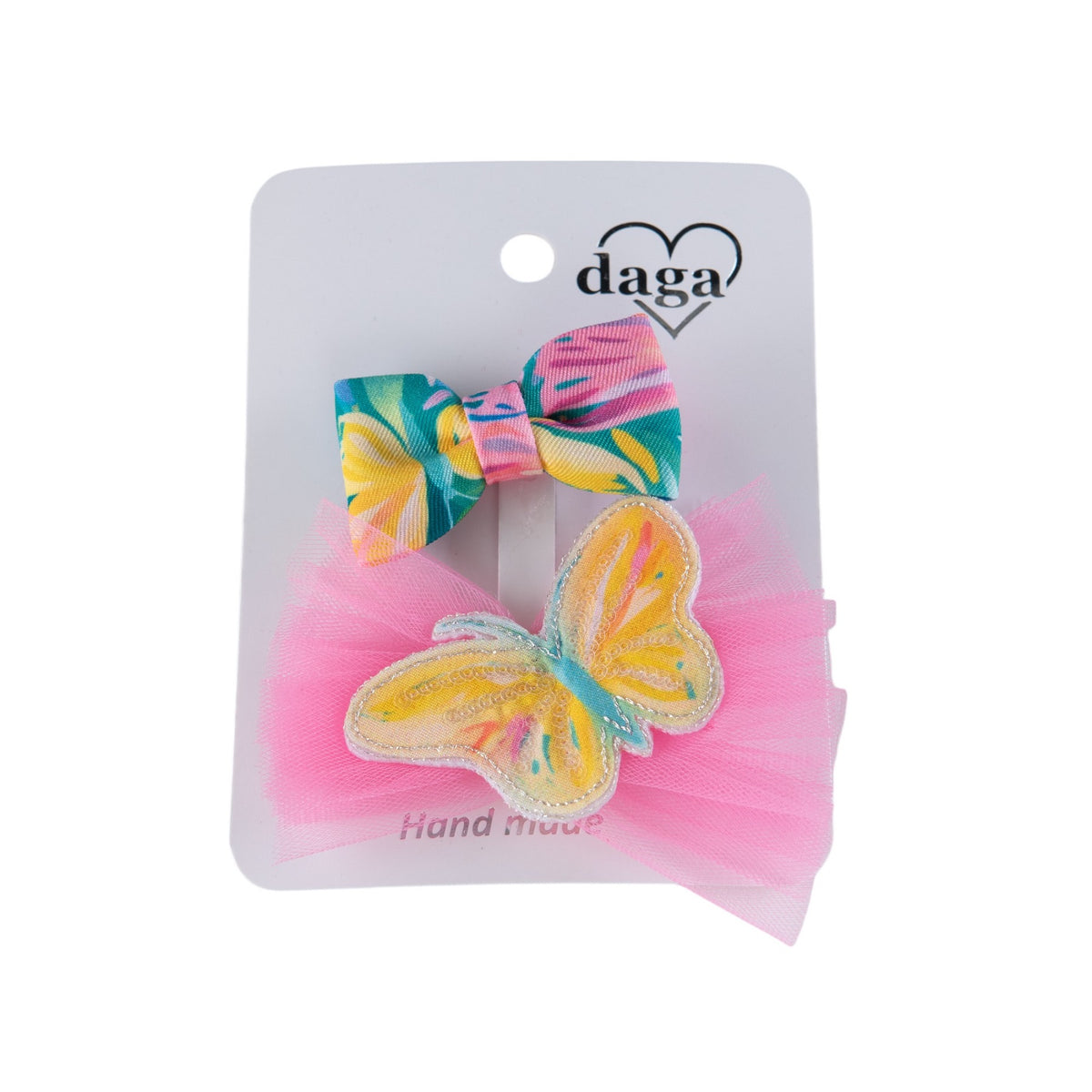 DAGA Pink Paradise Butterfly Hairclips