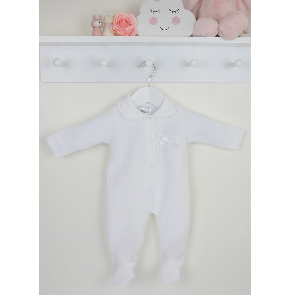 PEX Abigail Sleepsuit White