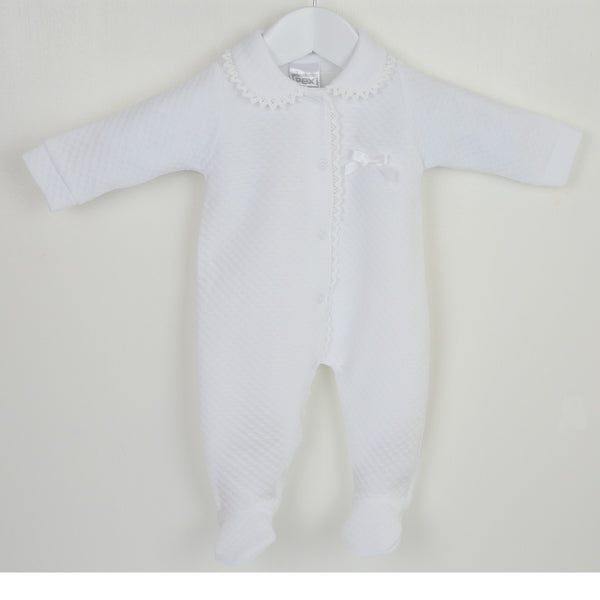 PEX Abigail Sleepsuit White