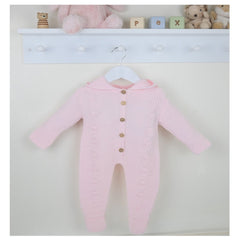 PEX Estelle Hooded Romper Pink