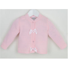 PEX Bow Cardigan Pink