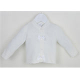 PEX Bow Cardigan White