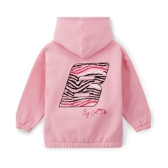 BONINI Sparkle Oversized Hoodie Pink