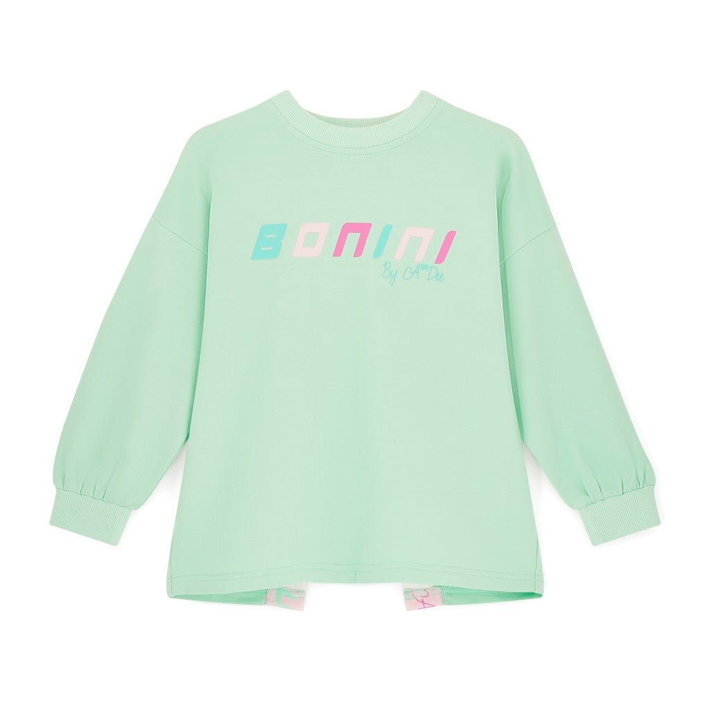 BONINI by ADee The Groove sweatshirt features a stylish contrast Bonini logo artwork on the front