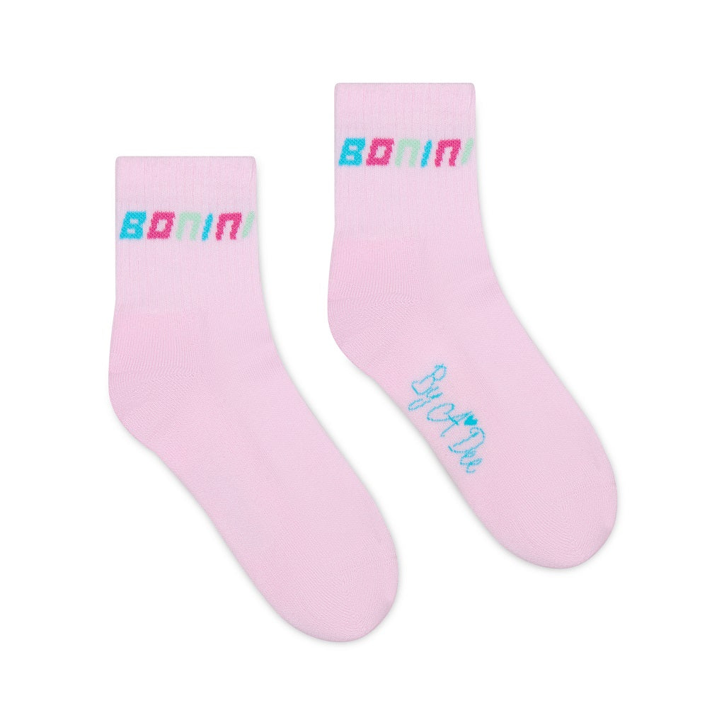 BONINI Twirl Pink Sport Socks