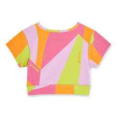 BONINI by ADee The Dream crop top features a supercool all-over print design. Pairs perfectly with the Sprint legging and Soul cycling short.&nbsp;Hot Pink