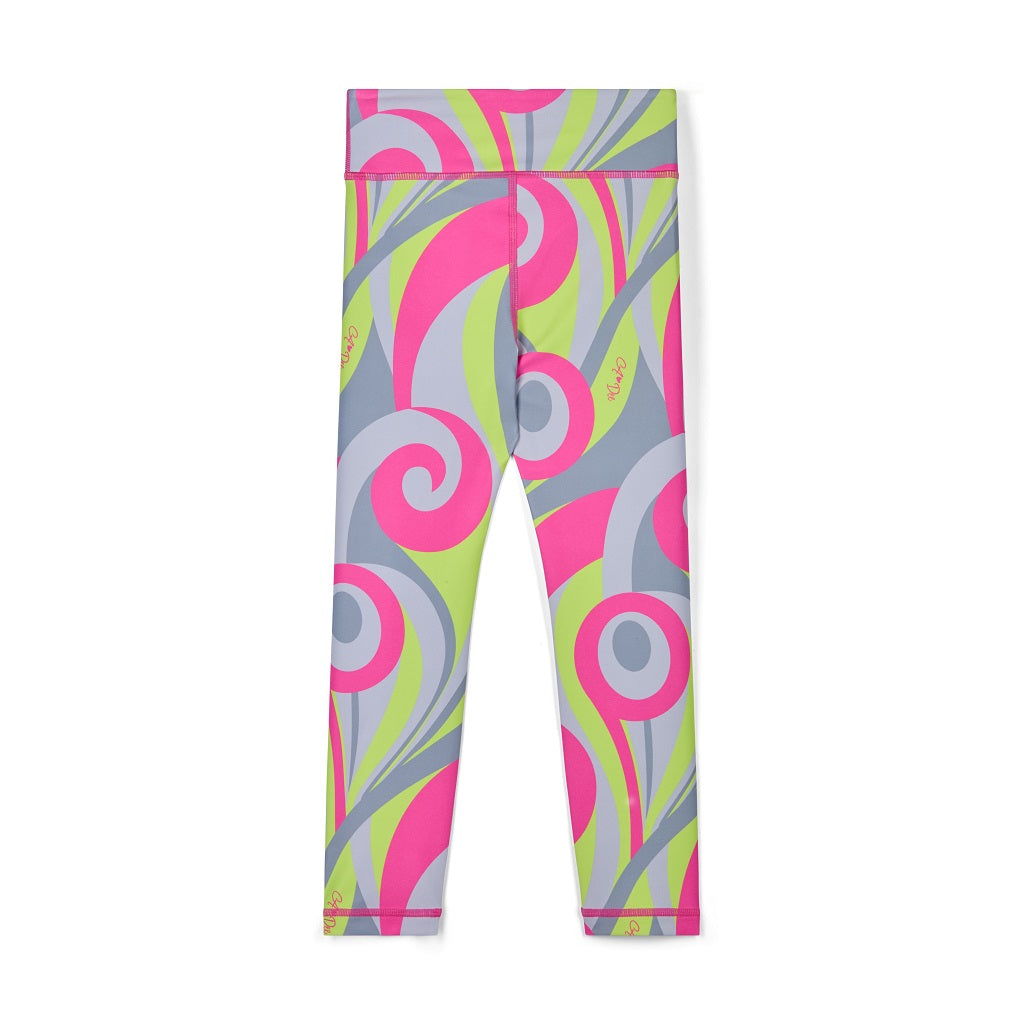 BONINI by ADee The Sprint leggings feature a cool all-over swirl print and are finished with a branded elasticated waistband. Hot Pink