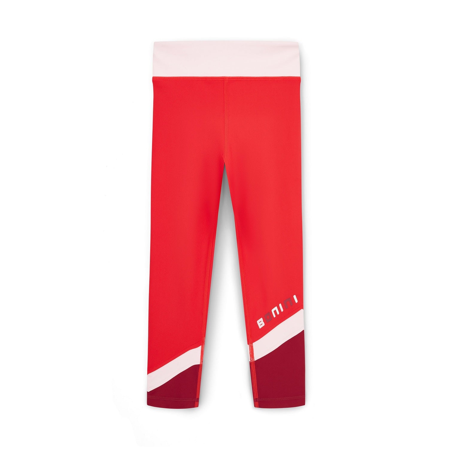 BONINI by ADee The Sprint Leggings feature a sleek, stretchy fit with an all over heart print and a comfortable waistband, designed for comfort and easy movement.&nbsp;Red