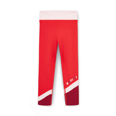 BONINI by ADee The Sprint Leggings feature a sleek, stretchy fit with an all over heart print and a comfortable waistband, designed for comfort and easy movement.&nbsp;Red