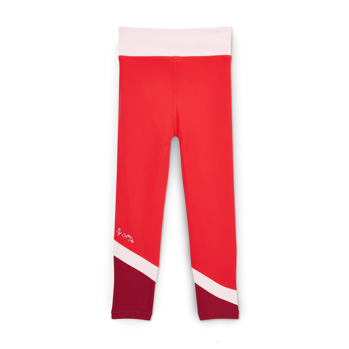 BONINI by ADee The Sprint Leggings feature a sleek, stretchy fit with an all over heart print and a comfortable waistband, designed for comfort and easy movement.&nbsp;Red