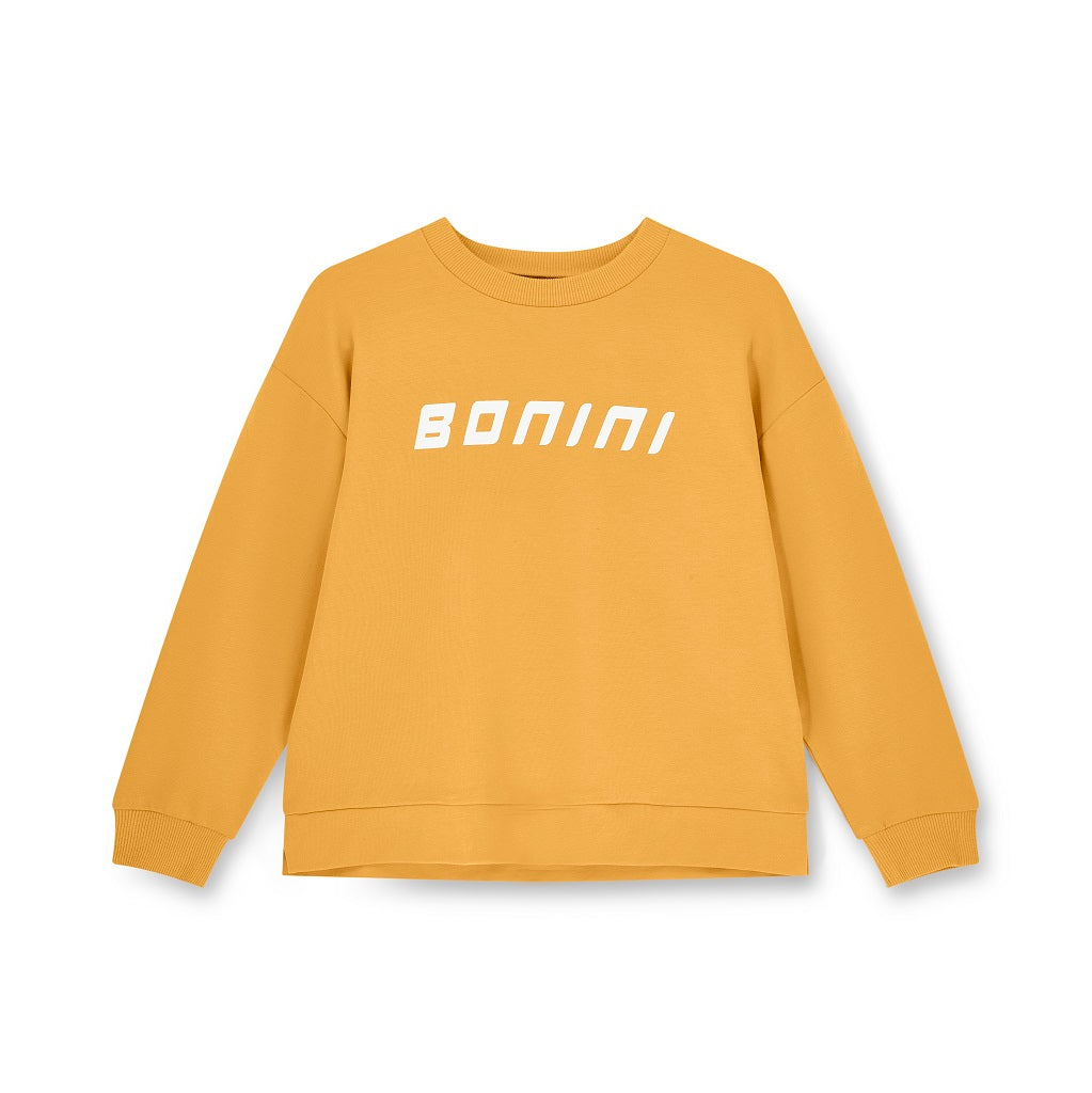 BONINI by ADee The Aspire sweatshirt, features a printed logo artwork. Made from super soft cotton sweat, it features an oversize design. Florida Orange