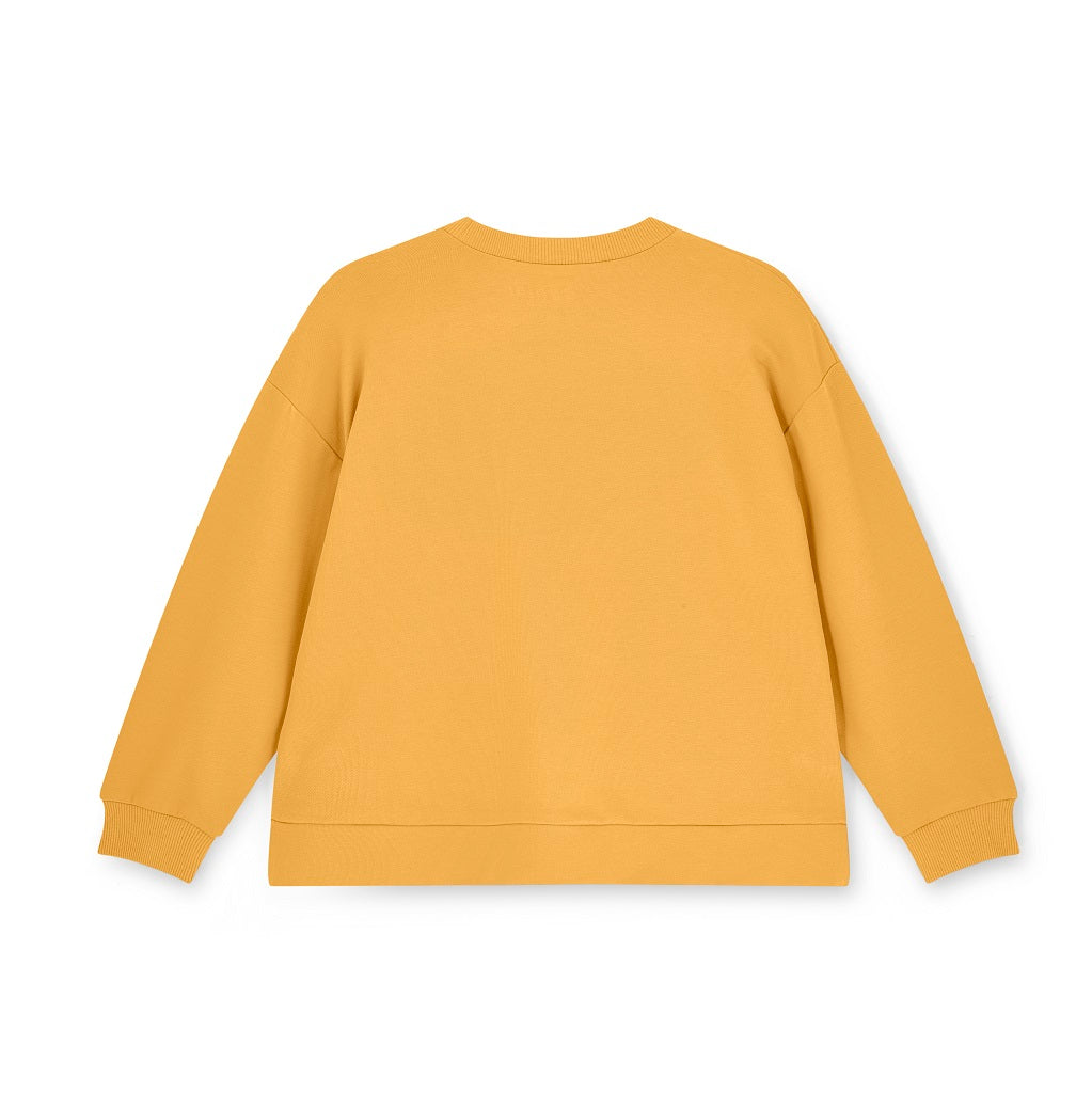 BONINI by ADee The Aspire sweatshirt, features a printed logo artwork. Made from super soft cotton sweat, it features an oversize design. Florida Orange