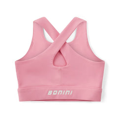 BONINI Aspire Crop Sport Top Peony Pink